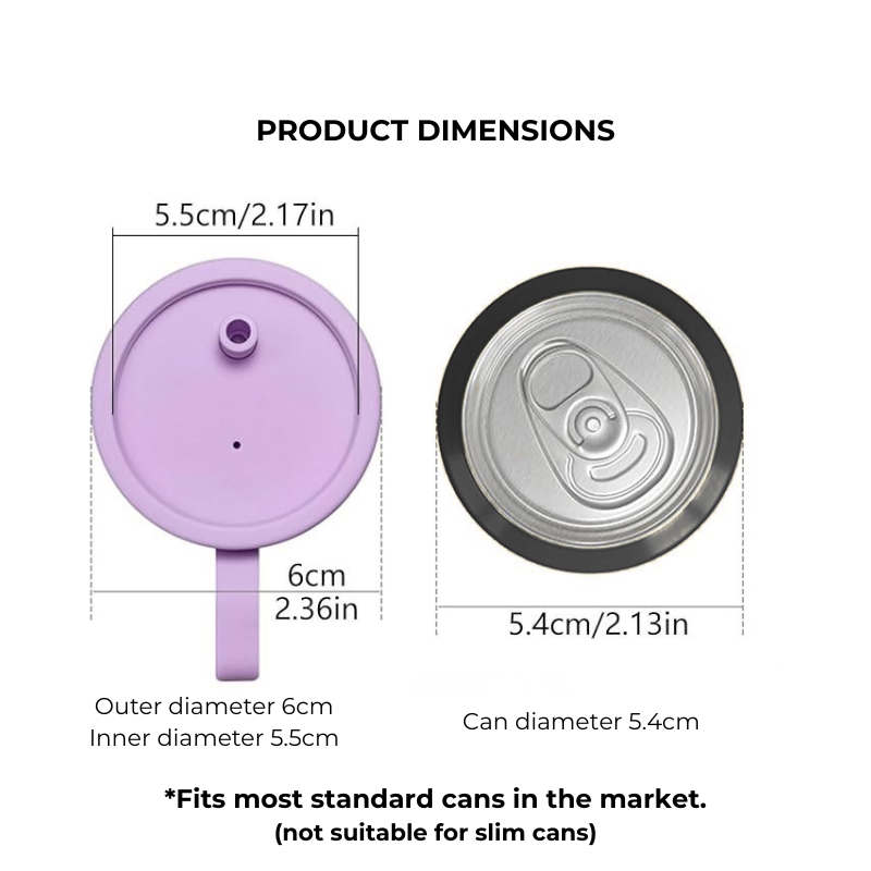 2 Silicone Can Covers
